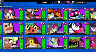 Conta Brawl Stars 29146 Troféus, com skins e hypercargas