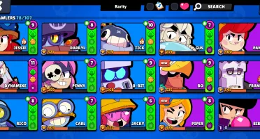 Conta Brawl Stars 29146 Troféus, com skins e hypercargas