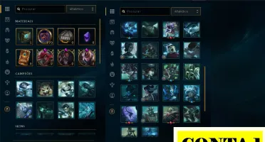 Combo de 02 contas League of Legends.