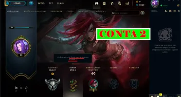 Combo de 02 contas League of Legends.