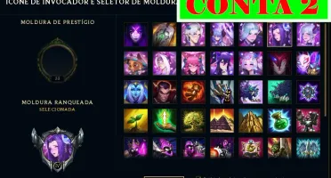 Combo de 02 contas League of Legends.