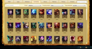 CONTA LV30 69 CAMPEÕES + 14 SKINS