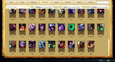 CONTA LV30 69 CAMPEÕES + 14 SKINS
