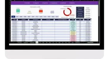 Planilha Controle Financeiro Excel Pessoal Atualizada 2025