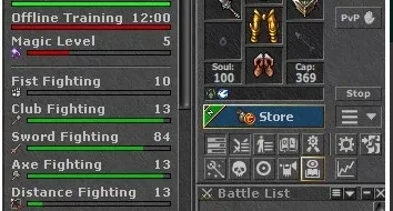 Conta 2 EK's e 1 Knight e 75 coins (servidores diferentes)