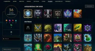 Conta PLATINA 4 | 70% Win - Lol (League Of Legends) Elomoon