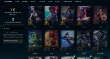 Conta PLATINA 4 | 70% Win - Lol (League Of Legends) Elomoon