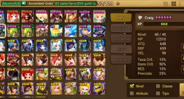 Conta Summoners Wars