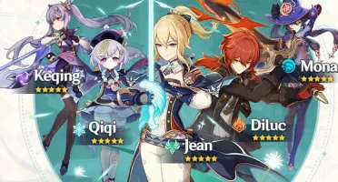 GENSHIN IMPACT REROLL DILUC, KEQING, JEAN, QIQI, MONA