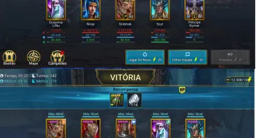 Raid Shadow Legends Conta Com 64 Campeão No 60 Top A Conta
