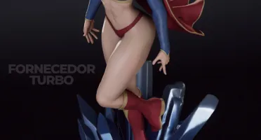 Supergirl 3D - Arquivo .Stl Para Impressão 3D