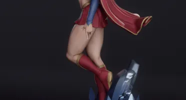 Supergirl 3D - Arquivo .Stl Para Impressão 3D