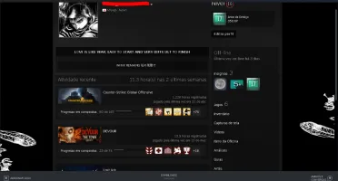 Conta LV 18 na GamersClub com prime