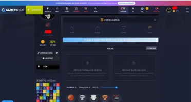 Conta LV 18 na GamersClub com prime