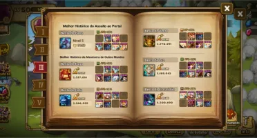 Conta Summoners War, com nat5 LD e 12 outros nat5, late game
