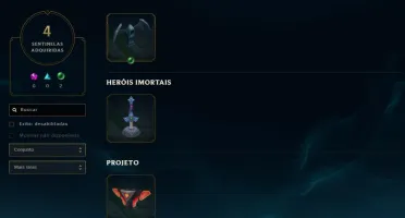 Conta LOL 113 skins + 131 champ + 3 vitory skins (s4,s5,s6)