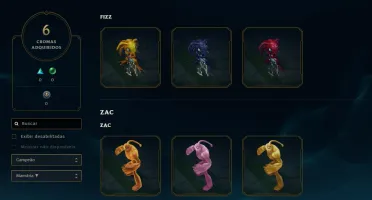 Conta LOL 113 skins + 131 champ + 3 vitory skins (s4,s5,s6)