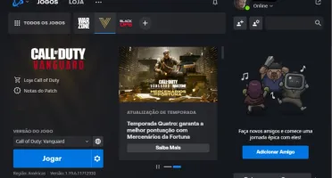 Conta com Call of Duty Vanguard e Call of Duty Cold War