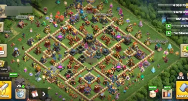 Clash of clans com itens raros de 2013