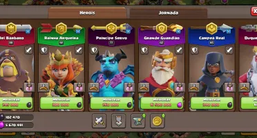 Clash of clans com itens raros de 2013