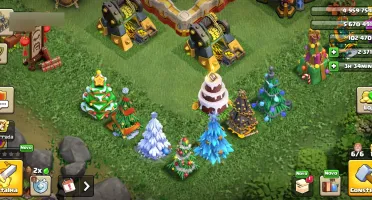 Clash of clans com itens raros de 2013