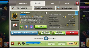 Clash of Clans - Clã nível 10 quase nível 11 [FLORIDA ELITE]