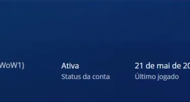 CONTA WOW + SHADOWLANDS + 4 PERSONAGENS 50 E OUTROS.