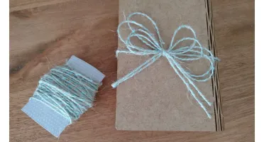 Fio de juta 2005 com Algodão reciclado - verde água