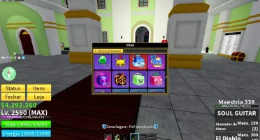 Conta blox fruits com sanguine todas v4 espadas e armas