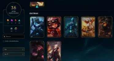 Conta riven valorosa edição de prestigio