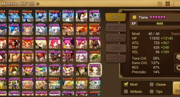 Conta lategame com Nat5 LD Faz todos os conteúdos do jogo.