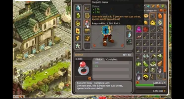 Conta Dofus Spirita Yop lvl 199,56 % c/ itens caros e kamas.