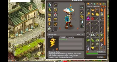 Conta Dofus Spirita Yop lvl 199,56 % c/ itens caros e kamas.