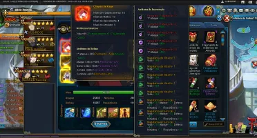 CONTA NARUTO ONLINE LVL 70, S523, 452K