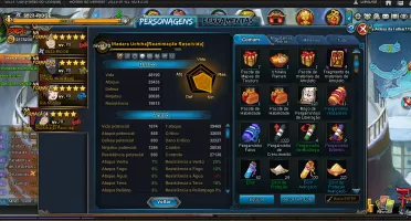 CONTA NARUTO ONLINE LVL 70, S523, 452K