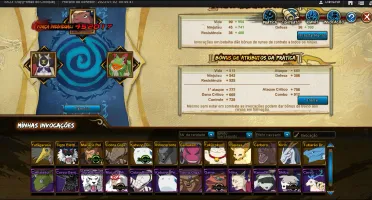 CONTA NARUTO ONLINE LVL 70, S523, 452K