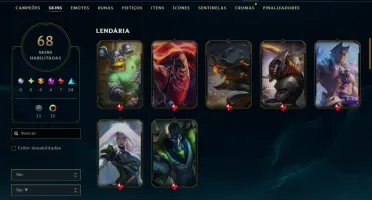 Conta Lol Top Com Varias Prestigios