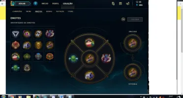 Conta LOL lvl 90- 67 champs- 17 skins