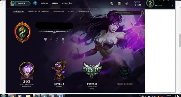 Conta LOL lvl 90- 67 champs- 17 skins