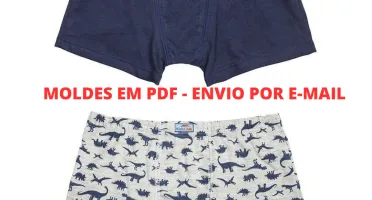 Kit Moldes Cueca e Calcinha Infantil em PDF -Faça Você Mesmo