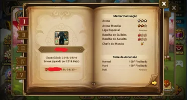 Conta Summoners War 14 nat5