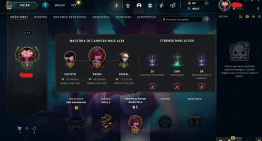 Conta League of Legends Full Acesso 31 Skins