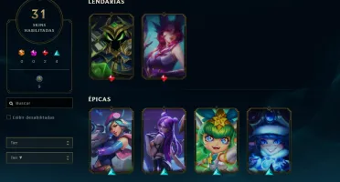 Conta League of Legends Full Acesso 31 Skins
