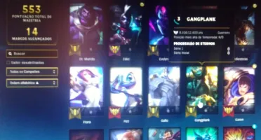 conta de League Of Legends