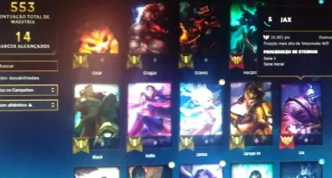 conta de League Of Legends