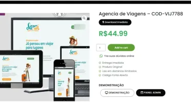 Loja Para Venda de Produtos Digitais Para Site -Wordpress