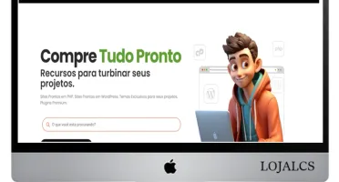 Loja Para Venda de Produtos Digitais Para Site -Wordpress