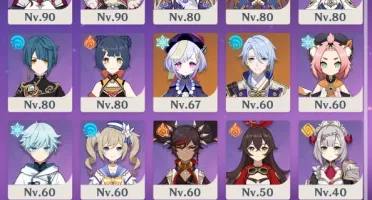Genshin Impact [NA] AR55 - SHOGUN, KAZUKA, HUTAO, AYATO +