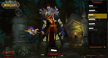WoW Classic - 3 chars Lv 60 - Warrior / Shaman / Mage