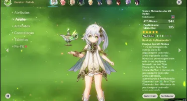 Conta Nahida C2 + Assinatura + Yae Miko + Xianyun + Chiori